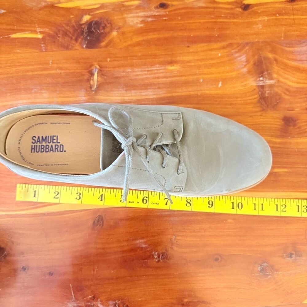 Samuel Hubbard W1101 Sage Green Nubuck Oxford Shoes Size 9.5 Academia, Preppy - Picture 13 of 16